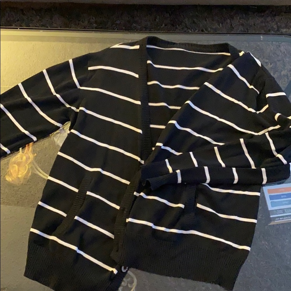 Striped cardigan